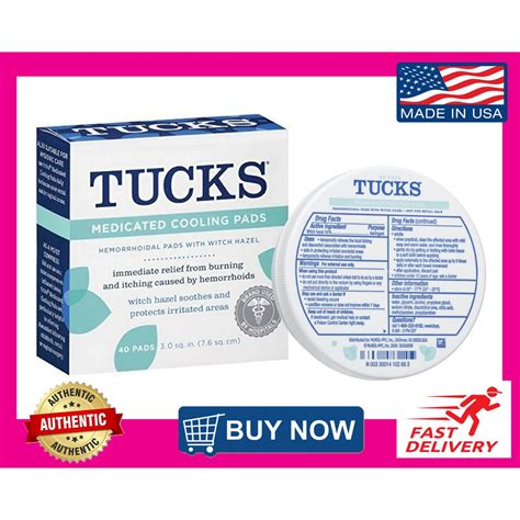 tucks pads shoppers